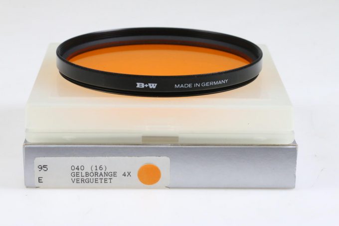 B+W Gelborange 040 Filter 95mm