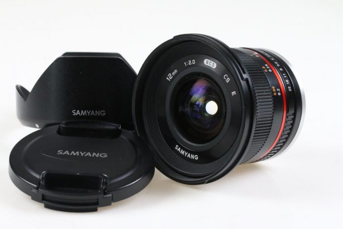 Samyang 12mm f/2,0 NCS CS für Sony E-Mount (APS-C) - #CBP05273