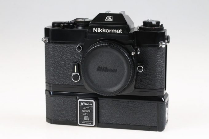 Nikon Nikkormat EL mit AW-1 Winder - #7521497