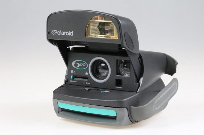 Polaroid 600 Sofortbildkamera - grau / türkis