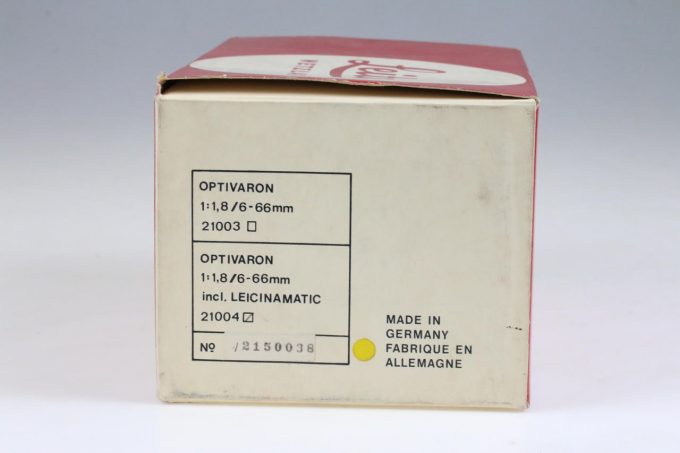 Leica Originalbox für Optivaron 6-66mm