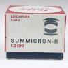 Leica Originalbox mit Box für Summicron-R 50mm 2
