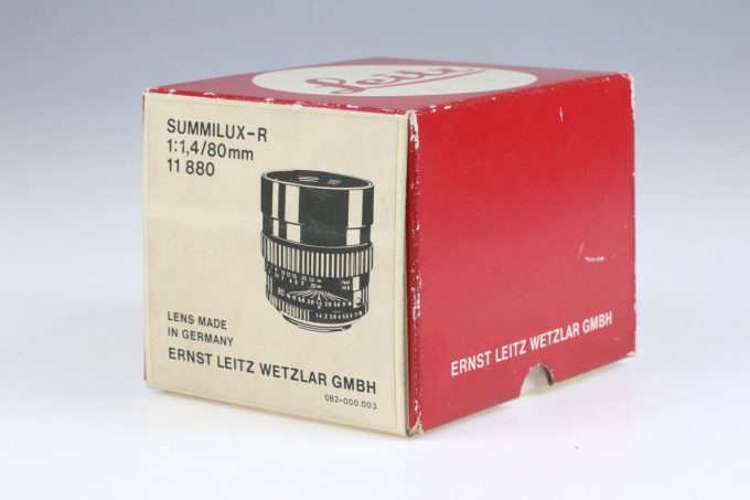 Leica Originalbox für Summilux 80mm 1,4