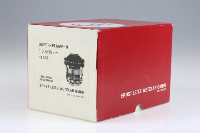 Leica Originalbox für Super-Elmar-R 15mm f/3,58