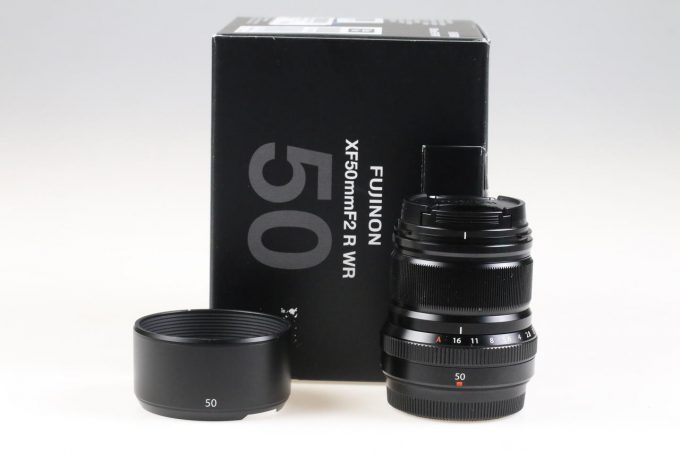 FUJIFILM Fujinon XF 50mm f/2,0 R WR - Schwarz - #77A11161