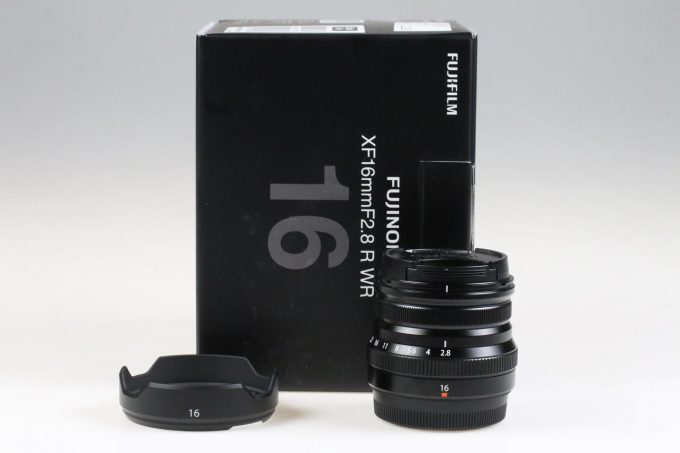 FUJIFILM Fujinon XF 16mm f/2,8 R WR - Schwarz - #9DA02679