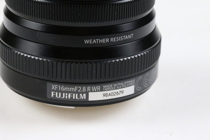 FUJIFILM Fujinon XF 16mm f/2,8 R WR - Schwarz - #9DA02679 - Image 6