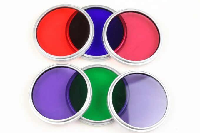 B+W Filtersatz diverser Farben 54mm E - 6 Filter
