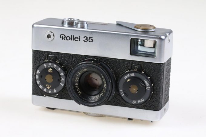 Rollei 35 Sucherkamera - Made in Singapore - silber - #3412991