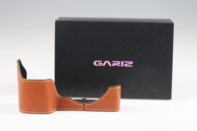 GARIZ CHA6300CM Half-Case Leder camel - Sony A 6300