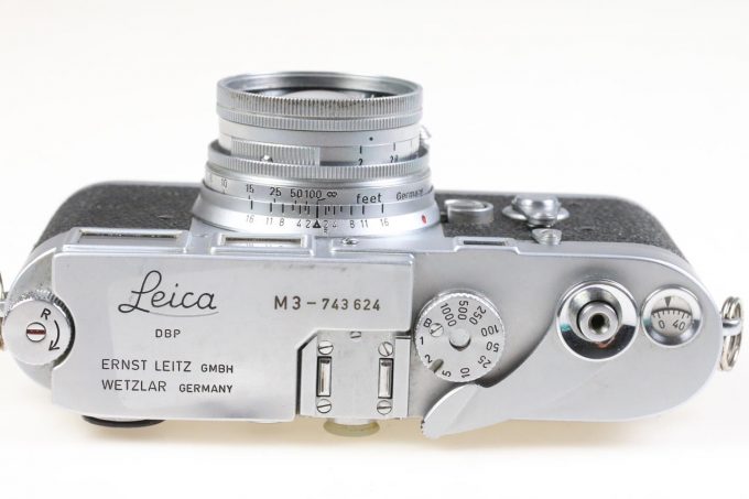 Leica M3 / Double Stroke / mit Summicron 5cm f/2,0 - #743624