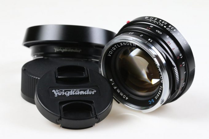 Voigtländer Nokton 40mm f/1,4 classic S.C für Leica M - #07315482