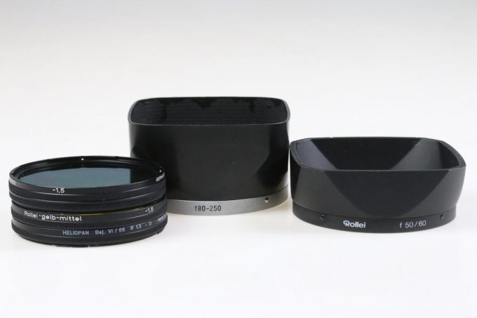 Rollei Blenden und Filtersatz für 66er