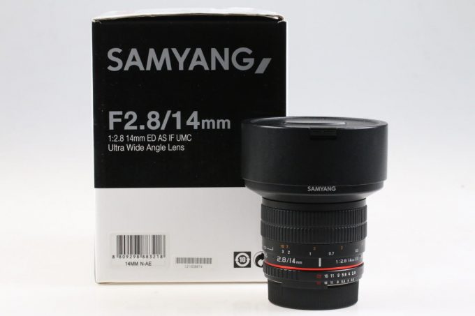 Samyang 14mm f/2,8 ED AS IF UMC für Nikon