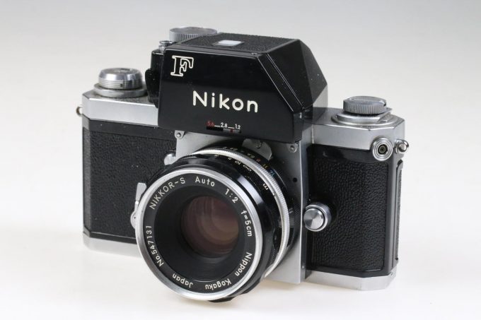 Nikon F mit 50mm f/2,0 Nikkor-H »Silber« - #6487962 - Image 2