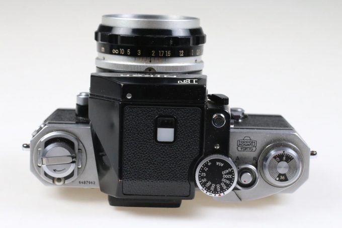 Nikon F mit 50mm f/2,0 Nikkor-H »Silber« - #6487962 - Image 4