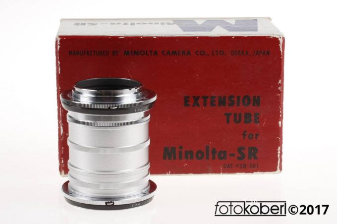 Minolta SR Extension Tube for Minolta-SR - Zwischenringsatz in OVP - 5-teilig