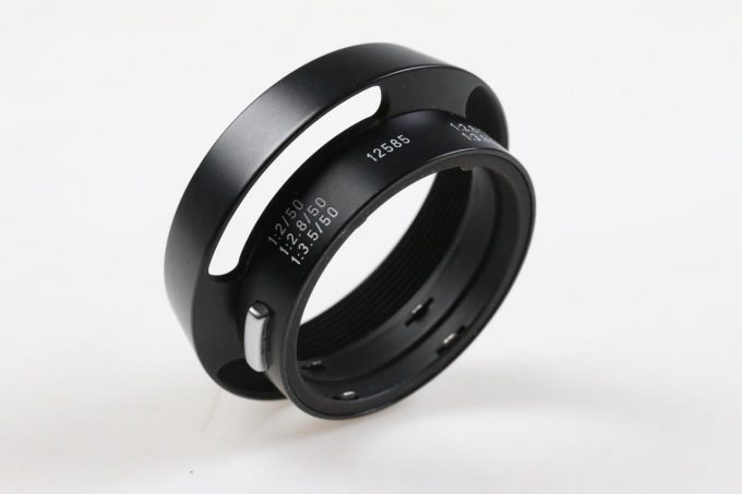 Leica Sonnenblende 12585 für 50mm und 35mm Objektive mit Deckel
