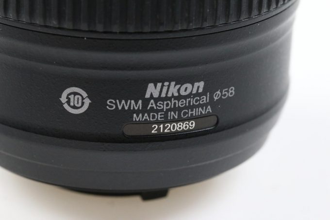 Nikon AF-S NIKKOR 50mm f/1,8 G - #2120869