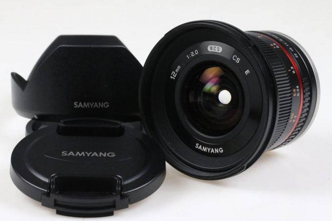 Samyang 12mm f/2,0 NCS CS für Sony E-Mount (APS-C) - #BFP14658