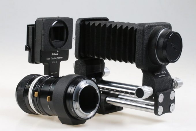 Nikon PB-4 Balgen mit PS-4 Diakopiervorsatz - Nikkor 55mm