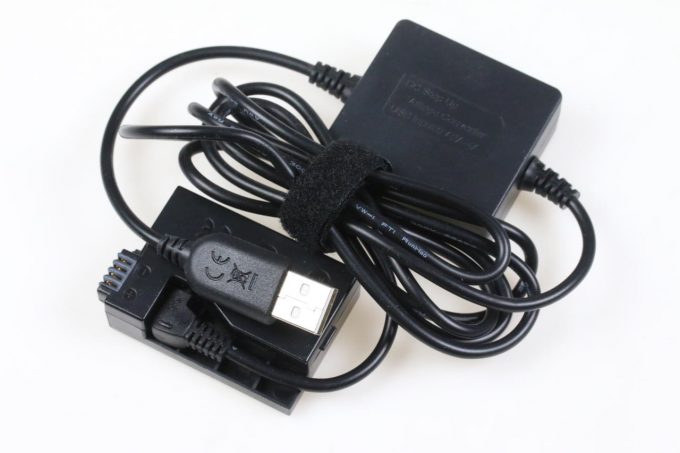 USB Netzadapter für Canon LP-E8 Akku (DR-E8)