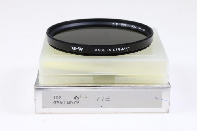 B+W Graufilter 102 ND 0,6 - 2 BL 4x 77mm