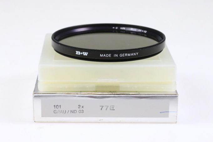 B+W Graufilter 101 ND 0,3 - 1 BL 2x 77mm