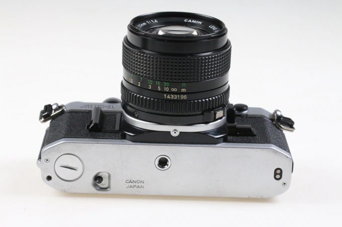 Canon AE-1 Gehäuse mit FD 50mm f/1,4 - #4170790