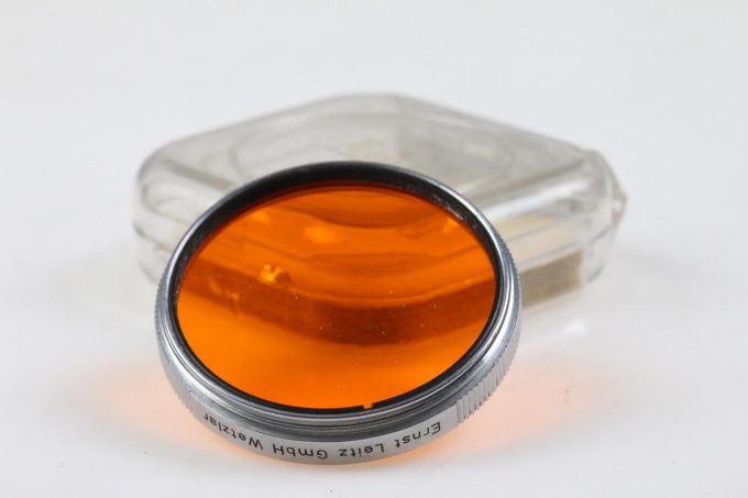 Leica Orangefilter E39 in Chrom-Fassung