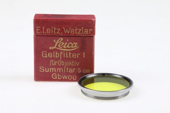 Leica Gelbfilter 1 für Summitar 5cm GBWOO 36mm