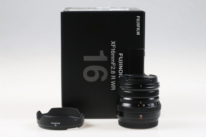 FUJIFILM Fujinon XF 16mm f/2,8 R WR - Schwarz - #1AA00927