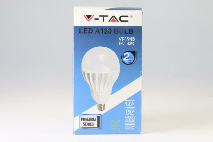 V-Tac - LED A120 Bulb 40W Birne