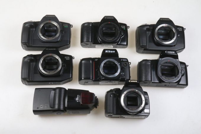 Konvolut diverse Kameras -7 Stück Bastlergeräte