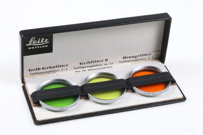 Leica SW Filtersatz grün/gelb/orange 39mm