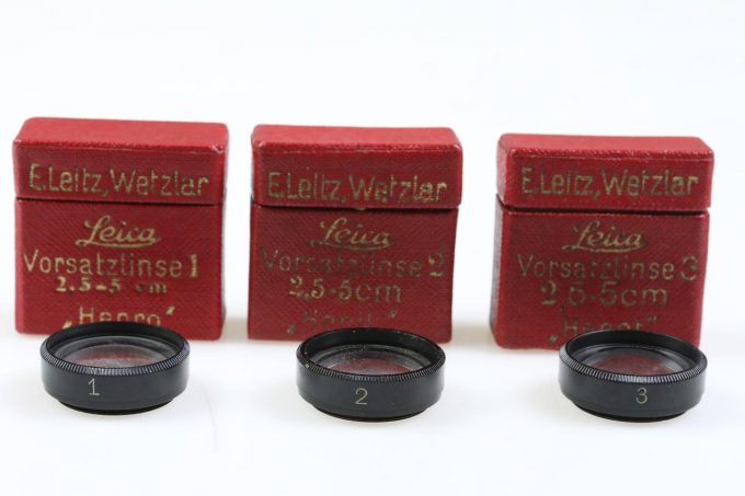 Leica Vorsatzlinsen Set HEPRO 1, HEPIK 2 und HEPET 3 19mm
