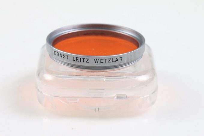 Leica Orangefilter E39 in Chrom-Fassung