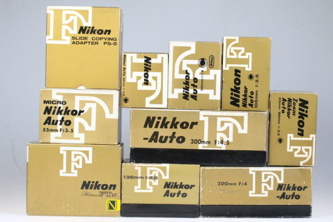 Nikon Konvolut diverse Originalverpackungen