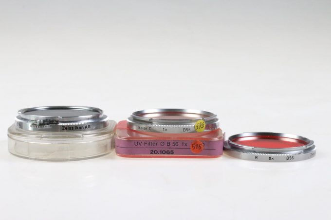 Zeiss Ikon Filterset UV, Sky, Pol, Nahlinse 2x und Orangefilter B56