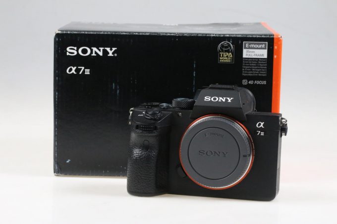 Sony Alpha 7 III Gehäuse - #3954901