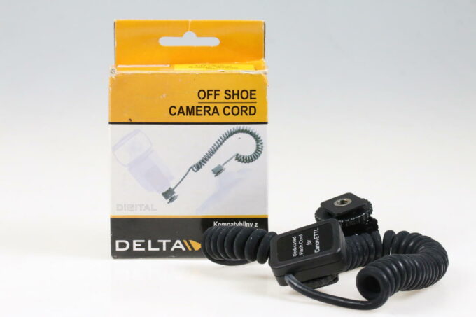 Delta Off Shoe Blitzkabel Canon
