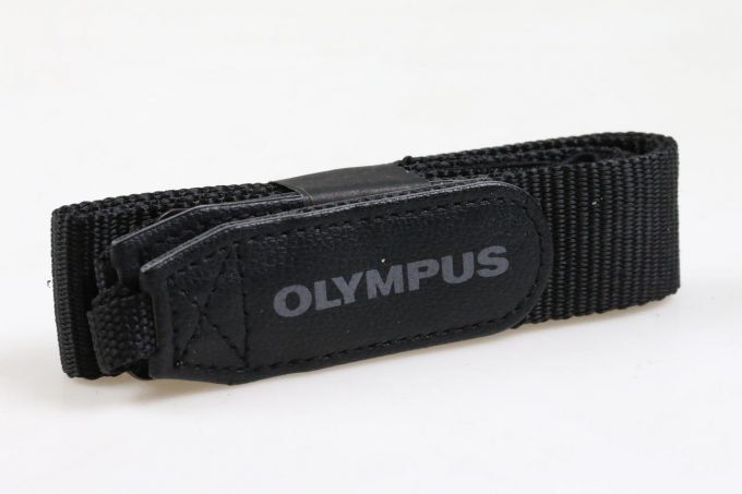 Olympus Tragegurt - schwarz mit silberner Aufschrift