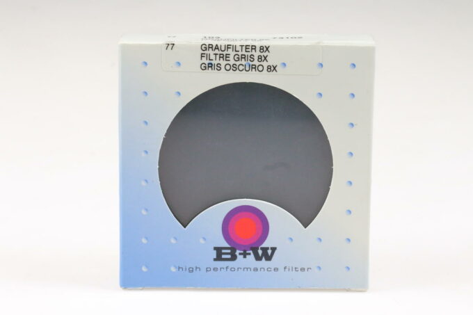 B+W Graufilter 103 ND 0,9 - 3 BL 8x 77mm