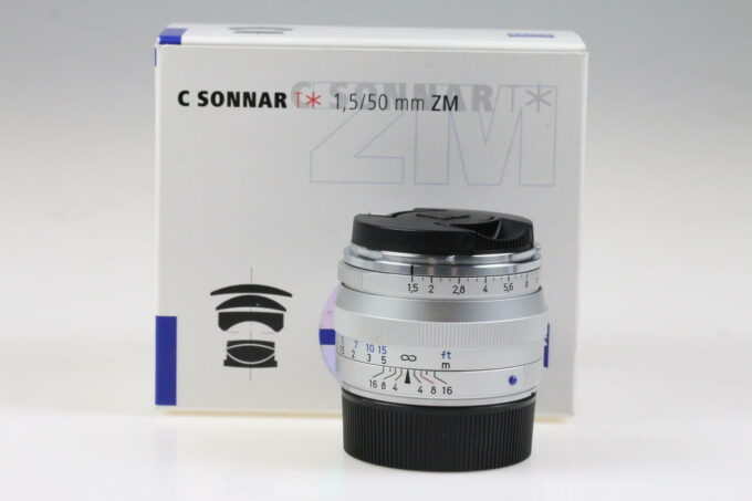 Zeiss C Sonnar 50mm f/1,5 T* für Leica M - silber - #15937940