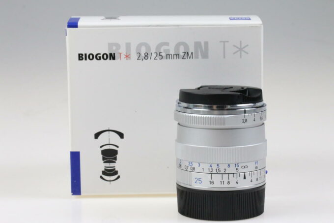 Zeiss Biogon T* 25mm f/2,8 ZM für Leica M silber - #15696127