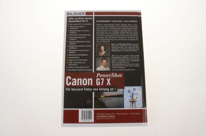 PowerShot G7X das Kamerahandbuch / Bildner