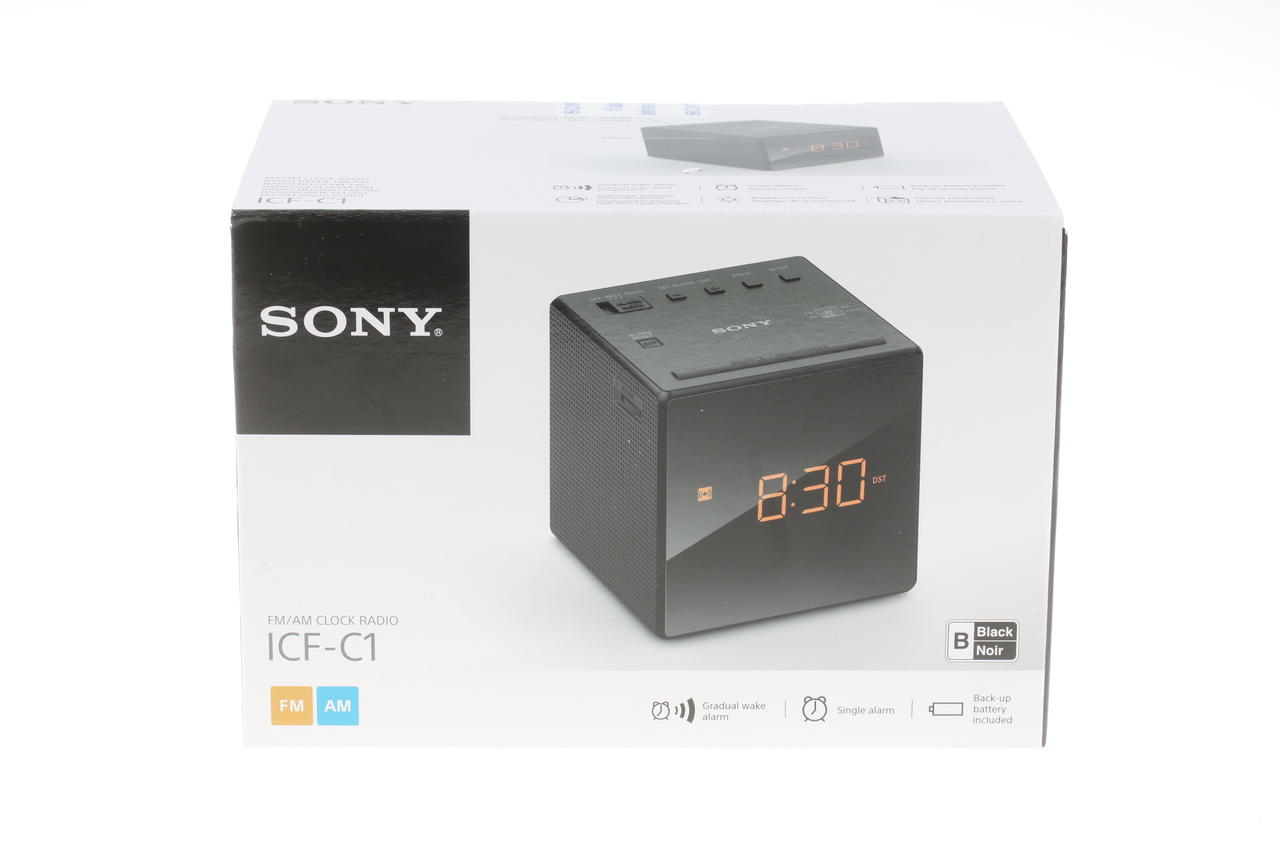 Sony Radio-Réveil ICF-C1T Noir