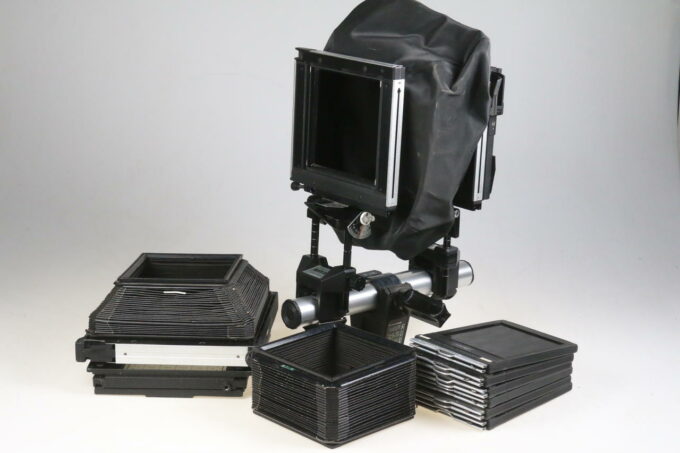 Sinar F 4x5 inch Kamera mit Koffer und 13x18cm Rückteil