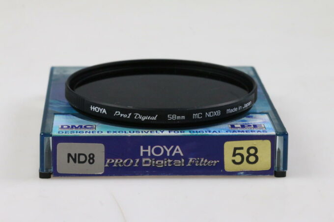 Hoya Pro1 digital Neutraldichte-Filter ND8 - 58mm
