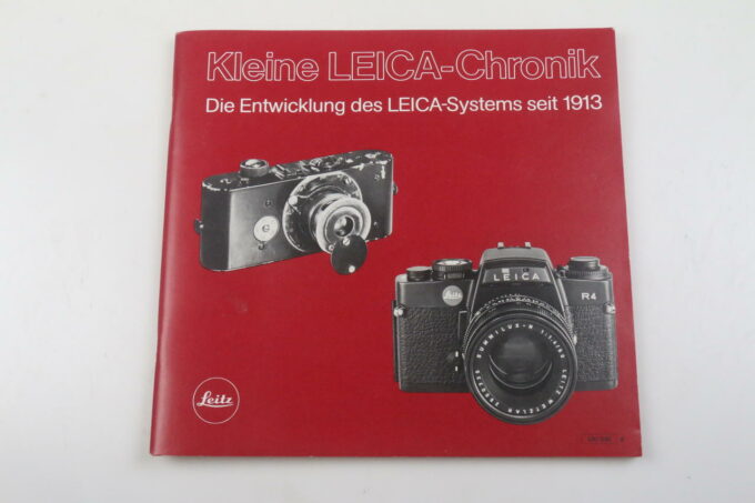 Leica Broschüre - Kleine Leica-Chronik